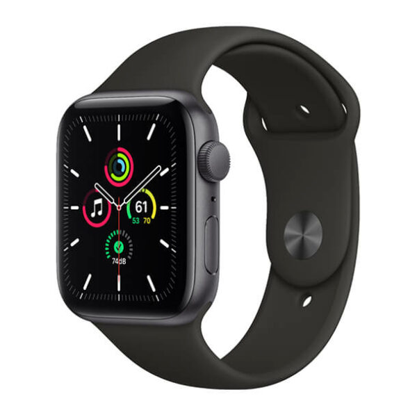 Apple Watch SE GPS 44mm Space Gray Aluminium Case with Black Sport Band (Copy)