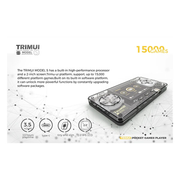 Trimui Pocket Games Player Model S Silver