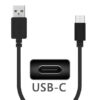 Generic 1M USB to USB-C Charging Cable For Sony WH-1000XM4 Headphone