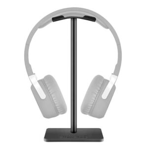 Generic Aluminum Stand Holder for Over-The-Ear Headphones Black