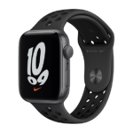 Apple Watch Nike SE 2021 MKQ83 GPS 44mm Space Gray Aluminium Gray Sport Band